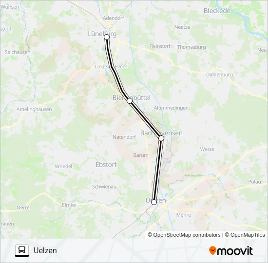 Автобус RB31-SEV: карта маршрута