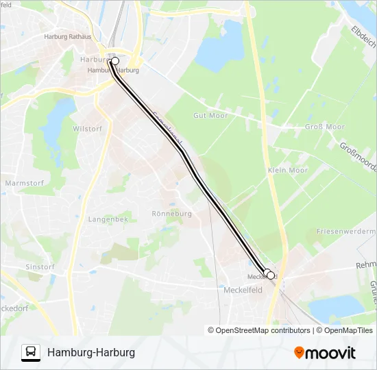 RB31-SEV Bus Line Map