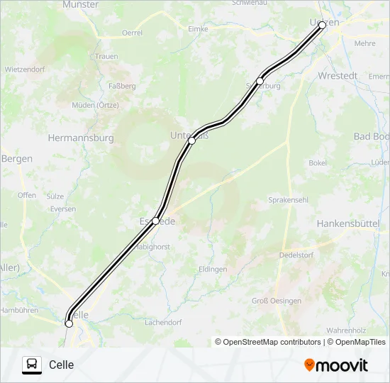 RB31-SEV Bus Line Map