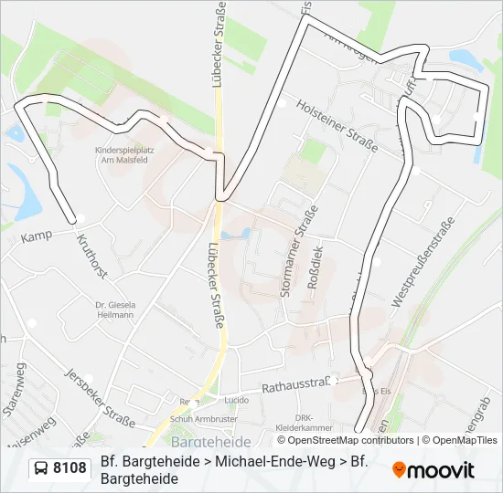 8108 Bus Line Map