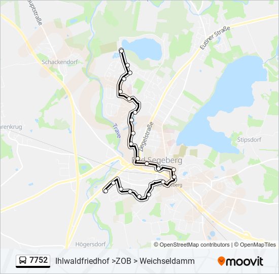 7752 bus Line Map