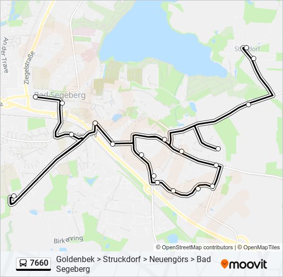 7660 bus Line Map