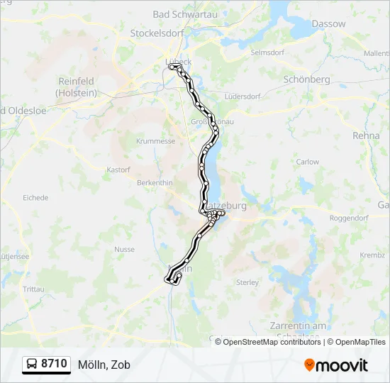 8710 Bus Line Map