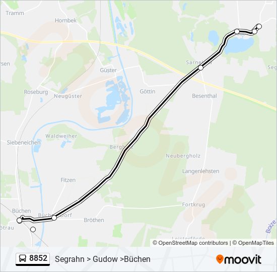 8852 bus Line Map