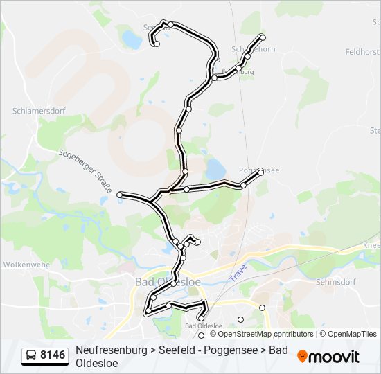 Buslinie 8146 Karte