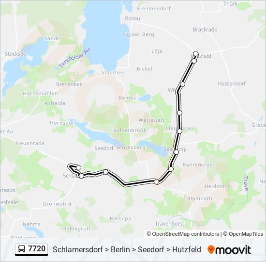 7720 bus Line Map