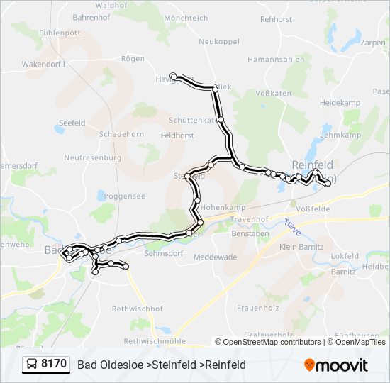 8170 bus Line Map