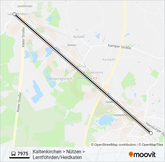 7975 bus Line Map