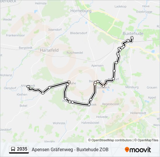 2035 bus Line Map