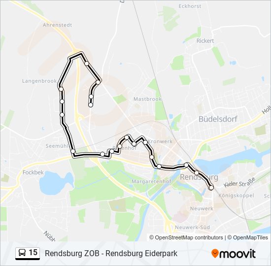 15 bus Line Map