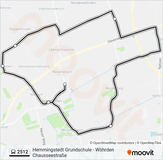 2512 Bus Line Map