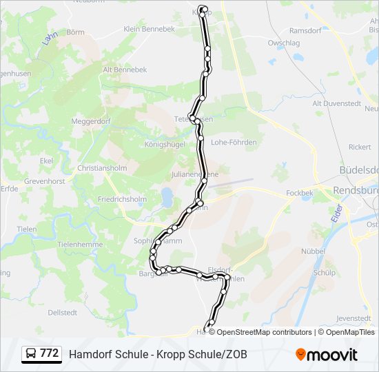 772 Route: Schedules, Stops & Maps - Hamdorf Westerende (Updated)