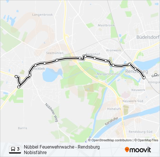 3 bus Line Map