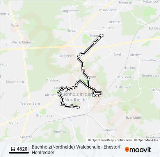 4620 bus Line Map