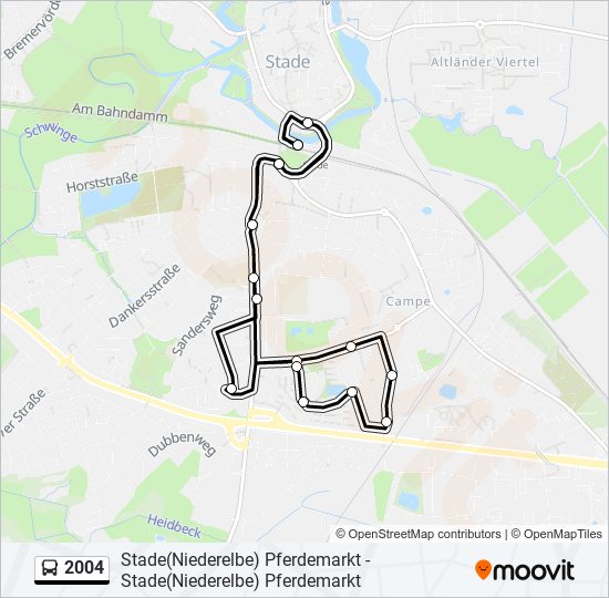 2004 bus Line Map