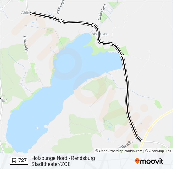 727 Route Schedules, Stops & Maps Holzbunge Nord (Updated)