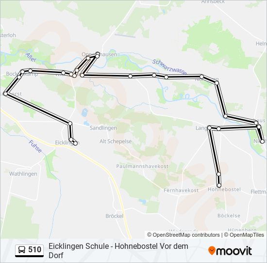 510 Route: Schedules, Stops & Maps - Hohnebostel Vor Dem Dorf (Updated)