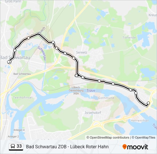 33 Route Fahrpläne, Haltestellen & Karten Siems (Aktualisiert)