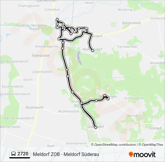 2720 Bus Line Map