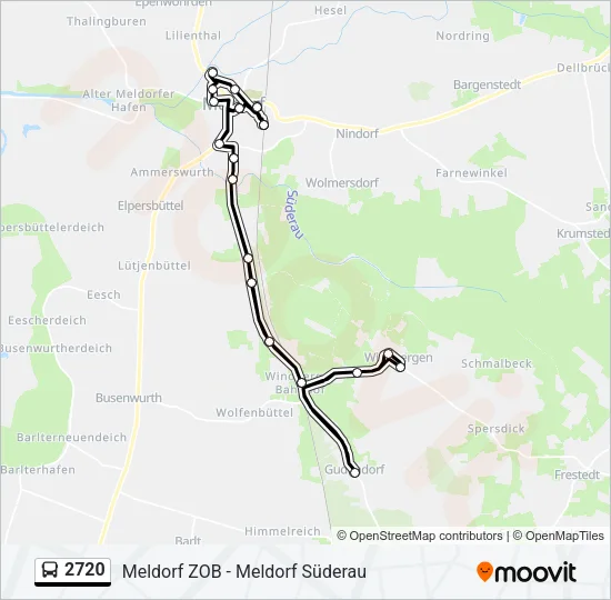 2720 Bus Line Map