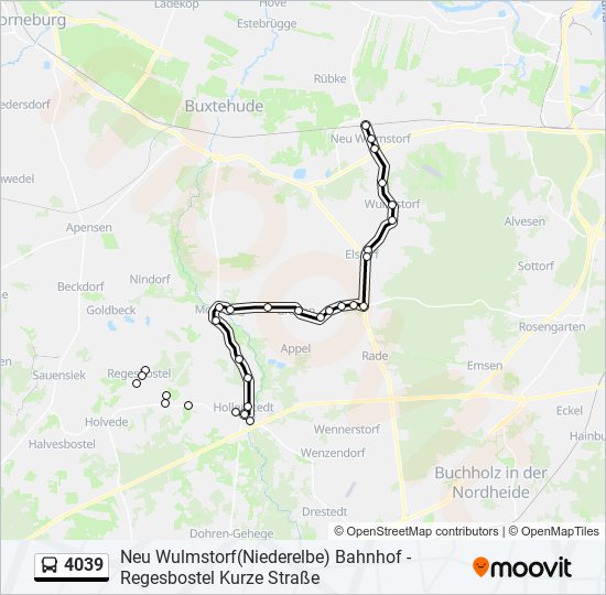 4039 bus Line Map