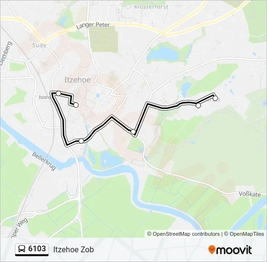 6103 Bus Line Map