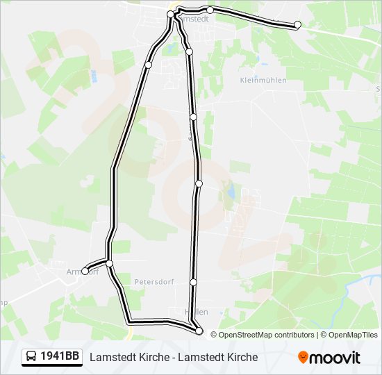 1941BB bus Line Map