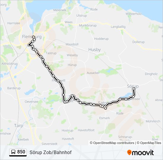 850 Route Schedules Stops Maps S rup Zob Bahnhof Updated 
