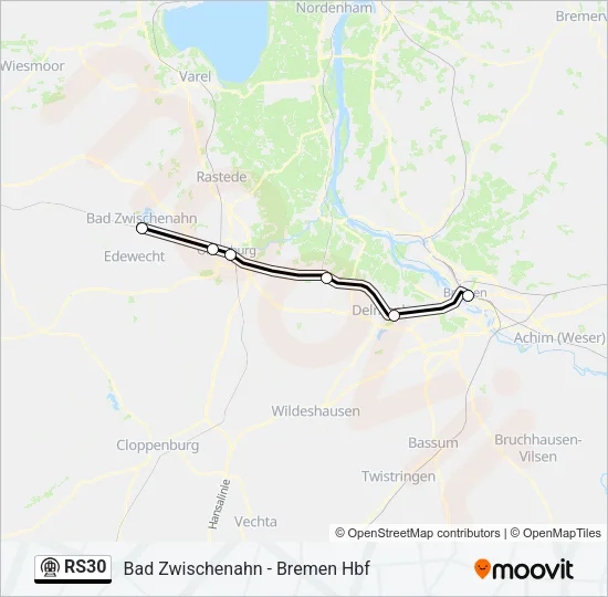 RS30  Line Map