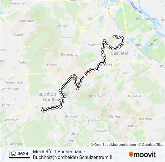 4624 bus Line Map