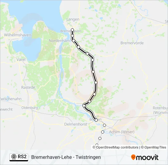 RS2  Line Map