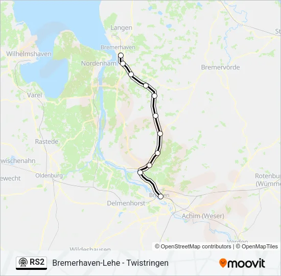 RS2  Line Map