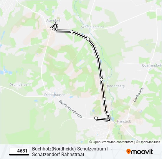 4631 bus Line Map