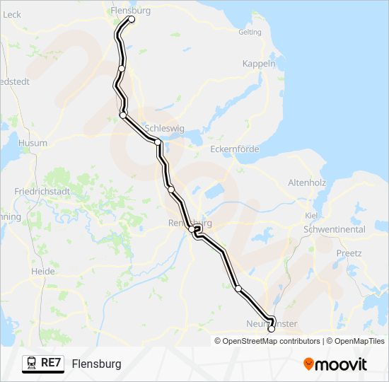 re7 Route: Schedules, Stops & Maps - Flensburg (Updated)