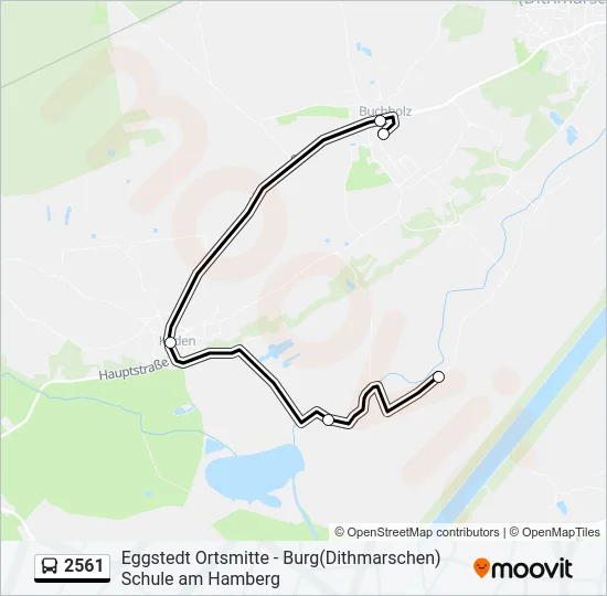 2561 Bus Line Map