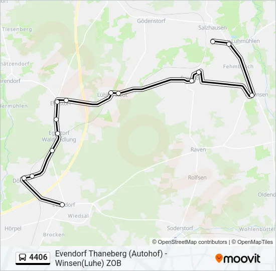 4406 Bus Line Map
