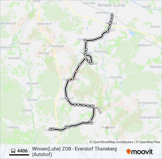 4406 bus Line Map