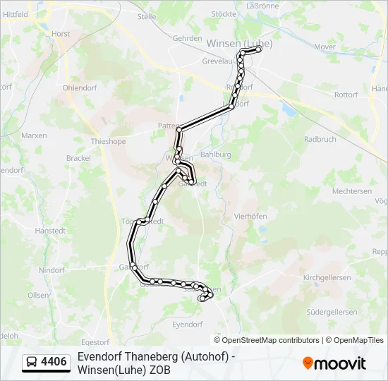 4406 Bus Line Map