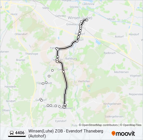 4406 bus Line Map