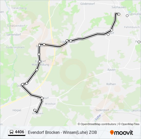 4406 bus Line Map