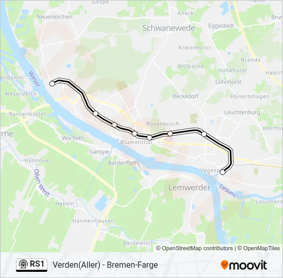 RS1  Line Map