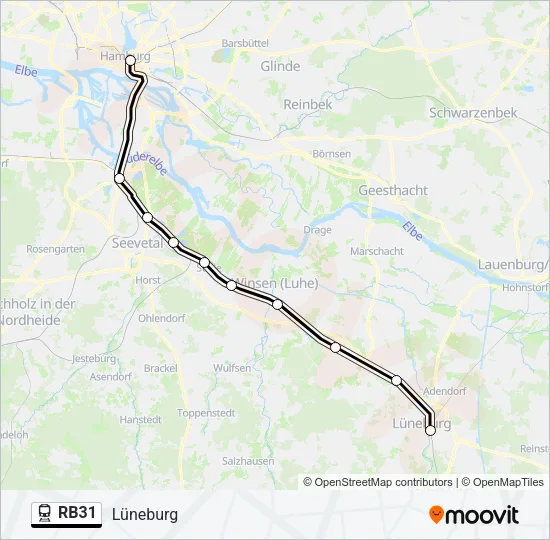 RB31 Train Line Map