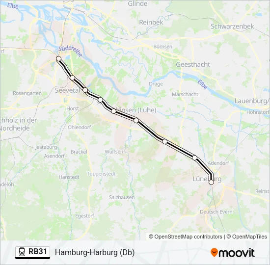 RB31 Train Line Map