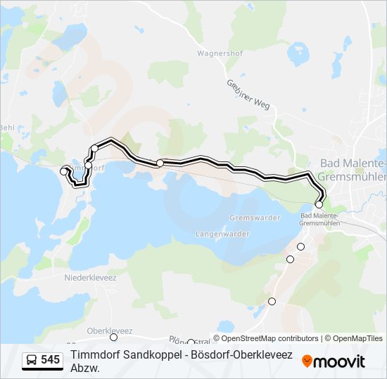 545 Route: Schedules, Stops & Maps - Timmdorf Sandkoppel (Updated)