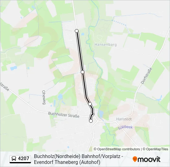 4207 Bus Line Map
