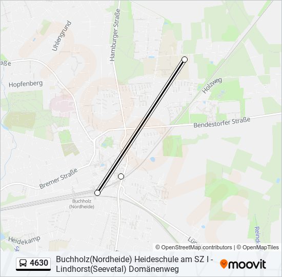 4630 bus Line Map