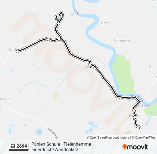 2694 Bus Line Map