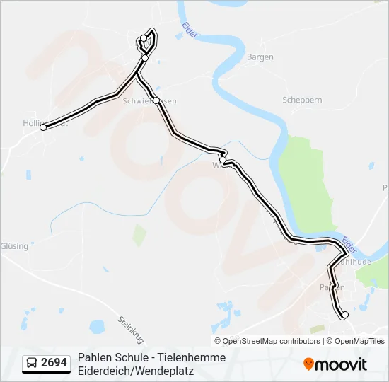 2694 Bus Line Map