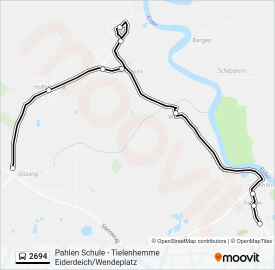 2694 Bus Line Map