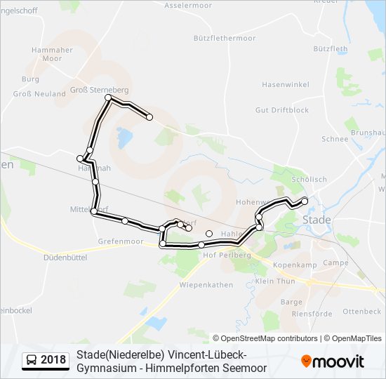 2018 bus Line Map